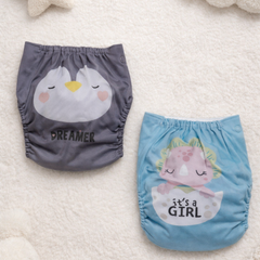 Adjustable Reusable Diaper Pants - Tres