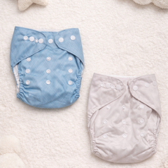 Adjustable Reusable Diaper Pants - Duo