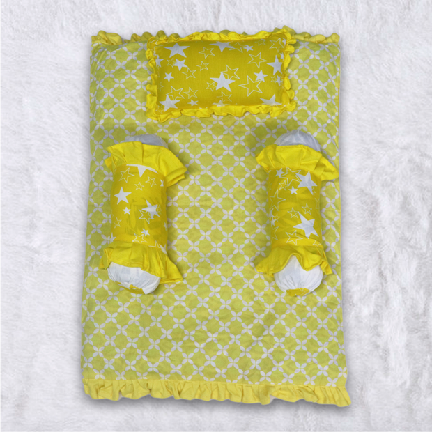 Born Star Yellow - Kradyl Kroft 4 Pc Bedding Set