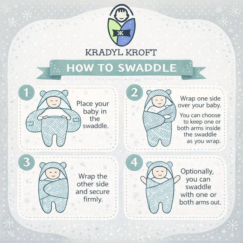Soft Velvet Fleece Newborn Baby Embroidered Hooded Swaddle Blanket for 0-6 Months - Blue Poulet