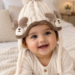Woollen Baby Cap | 6 Months to 5 Years | Good Stretch | Snug Fit - 59