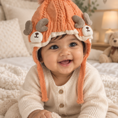 Woollen Baby Cap | 6 Months to 5 Years | Good Stretch | Snug Fit - 62
