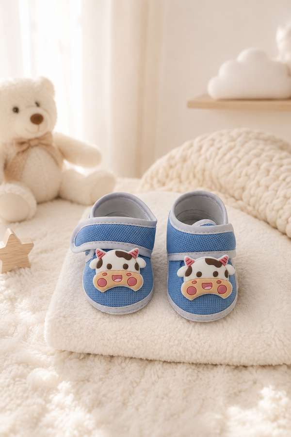 Kradyl Kroft 3-12 Months Booties with Velcro | Cute Comfortale Covers for Tiny Feet - 2