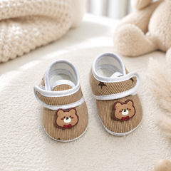 Kradyl Kroft 3-12 Months Booties with Velcro | Cute Comfortale Covers for Tiny Feet - 3