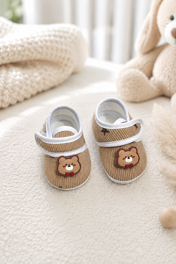 Kradyl Kroft 3-12 Months Booties with Velcro | Cute Comfortale Covers for Tiny Feet - 3
