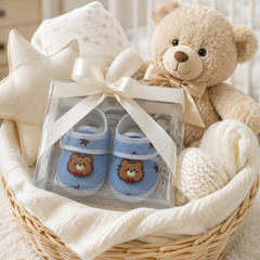 Kradyl Kroft 3-12 Months Booties with Velcro | Cute Comfortale Covers for Tiny Feet - 4