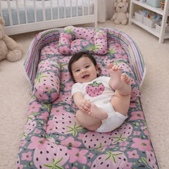 Strawberry 5 Pc Bed in a Bag Set for Infants