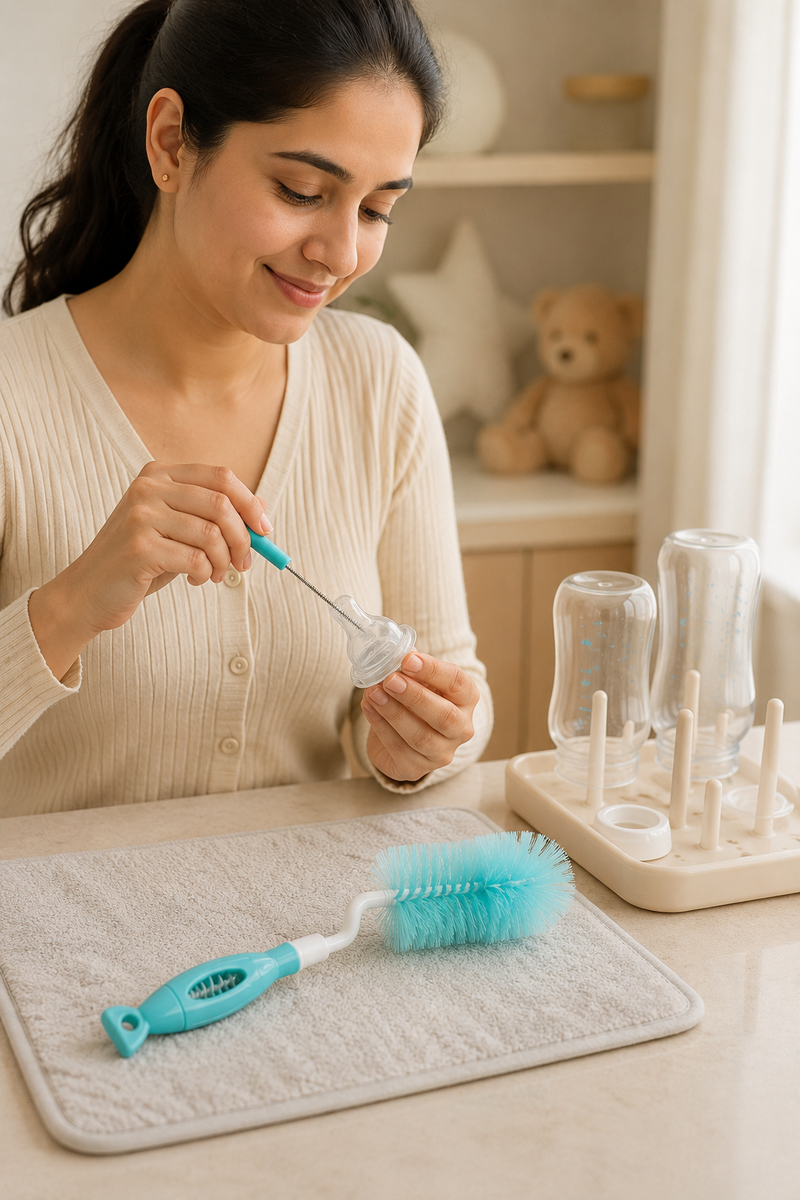 Kradyl Kroft Bottle Brush with Straw Cleaner