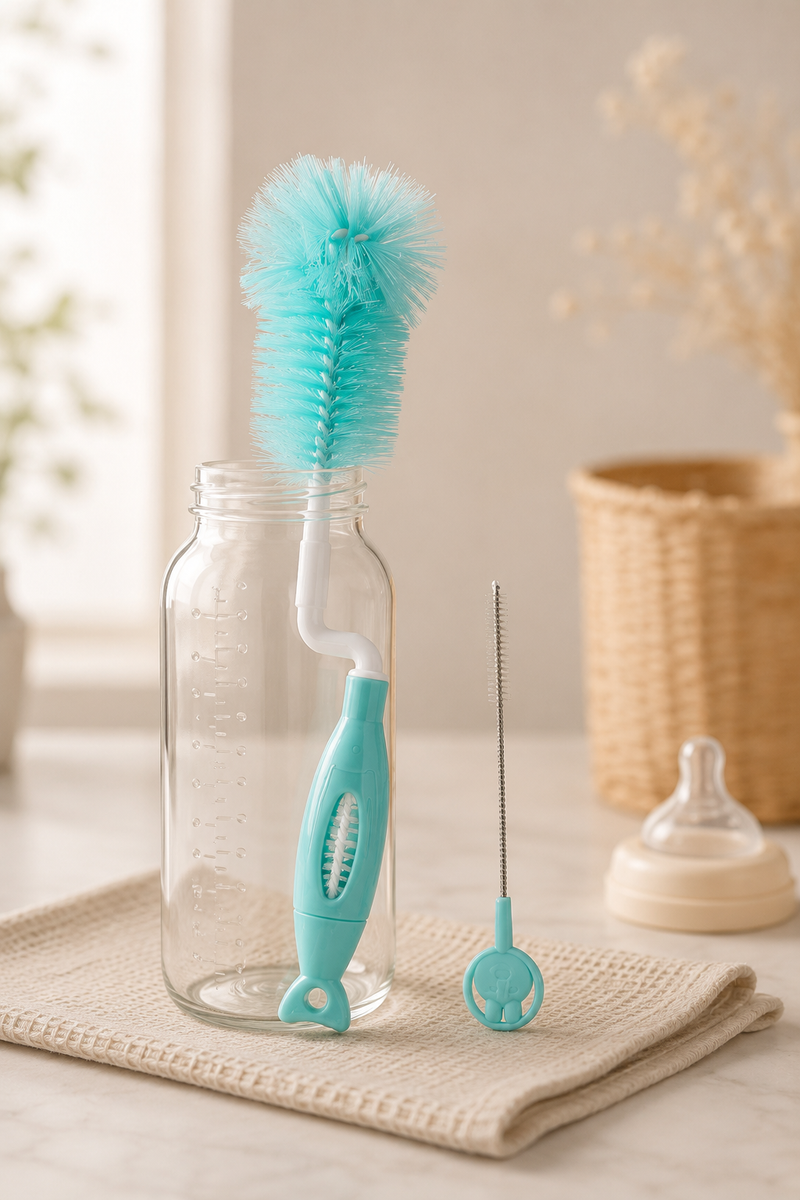 Kradyl Kroft Bottle Brush with Straw Cleaner
