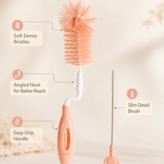 Kradyl Kroft Bottle Brush with Straw Cleaner