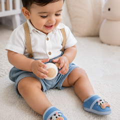 Kradyl Kroft 3-12 Months Booties with Velcro | Cute Comfortale Covers for Tiny Feet - 2