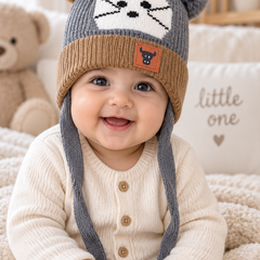 Woollen Baby Cap | 6 Months to 5 Years | Good Stretch | Snug Fit - 30