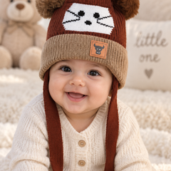 Woollen Baby Cap | 6 Months to 5 Years | Good Stretch | Snug Fit - 28