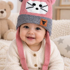 Woollen Baby Cap | 6 Months to 5 Years | Good Stretch | Snug Fit - 27