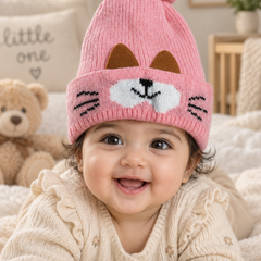 Woollen Baby Cap | 6 Months to 5 Years | Good Stretch | Snug Fit - 31