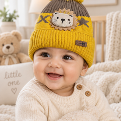 Woollen Baby Cap | 6 Months to 5 Years | Good Stretch | Snug Fit - 51