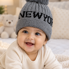 Woollen Baby Cap | 6 Months to 5 Years | Good Stretch | Snug Fit - 24