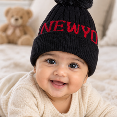 Woollen Baby Cap | 6 Months to 5 Years | Good Stretch | Snug Fit - 25