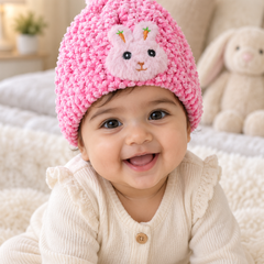 Woollen Baby Cap | 6 Months to 5 Years | Good Stretch | Snug Fit - 37
