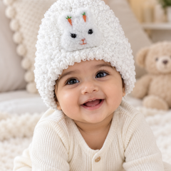 Woollen Baby Cap | 6 Months to 5 Years | Good Stretch | Snug Fit - 38