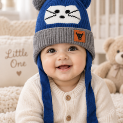 Woollen Baby Cap | 6 Months to 5 Years | Good Stretch | Snug Fit - 26