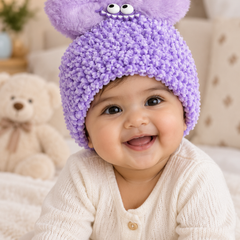 Woollen Baby Cap | 6 Months to 5 Years | Good Stretch | Snug Fit - 42