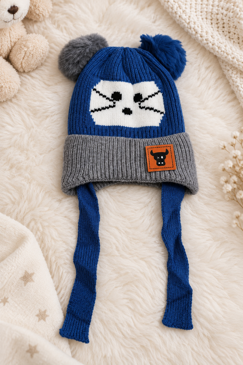 Woollen Baby Cap | 6 Months to 5 Years | Good Stretch | Snug Fit - 26