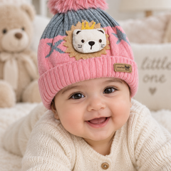 Woollen Baby Cap | 6 Months to 5 Years | Good Stretch | Snug Fit - 52