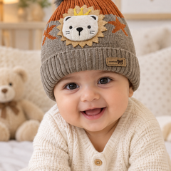 Woollen Baby Cap | 6 Months to 5 Years | Good Stretch | Snug Fit - 48