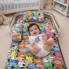 Happy Zoo 5 Pc Bed in a Bag Set for Infants