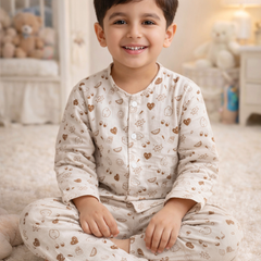Numero Full | Checkered Muslin | Soft Unisex Muslin Set for New Born to 6 Years
