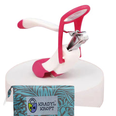 Kradyl Kroft Baby Nail Clipper with Magnifier Zoom Lens, Safety Nails Cutter for New Born Babies Infant Toddler, Manicure Pedicure Care | Baby Nail Cutter | Nails Clipper for New Born Baby