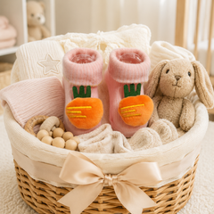 100% Cotton Baby Booties Socks for 0 to 12 Months - Style 11