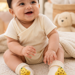 100% Cotton Baby Booties Socks for 0 to 12 Months - Style 8