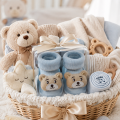 100% Cotton Baby Booties Socks for 0 to 12 Months - Style 9
