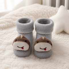 100% Cotton Baby Booties Socks for 0 to 12 Months - Style 10