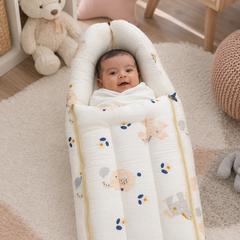 Elli Flora Muslin Baby Sleeping Bag N Carrier