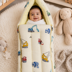 Truckster Unicorn Muslin Baby Sleeping Bag N Carrier