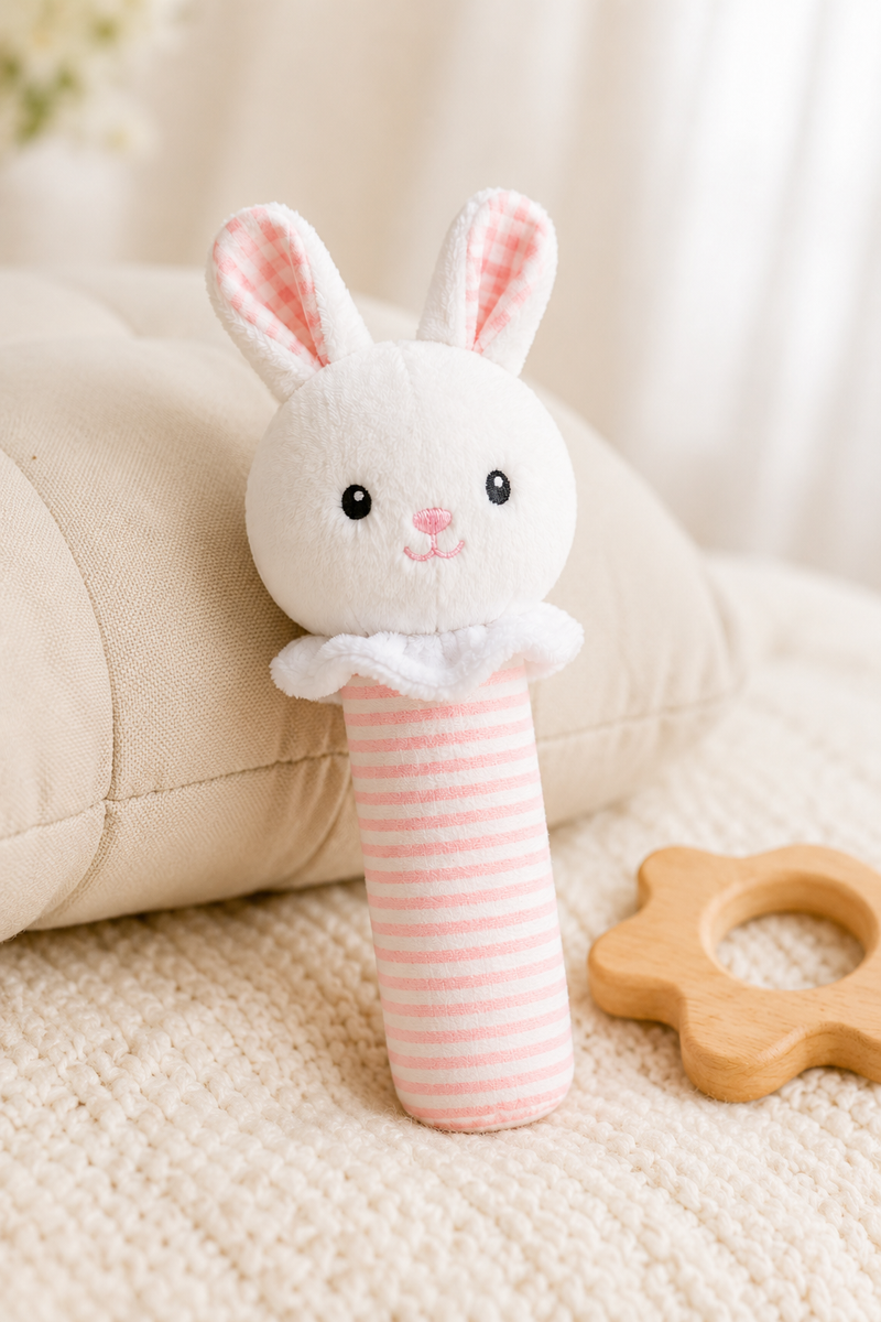 Little Bunny -Soft Plush Rattle Toy for Kids | Premium High Quality
