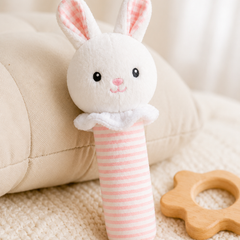 Little Bunny -Soft Plush Rattle Toy for Kids | Premium High Quality