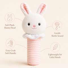 Little Bunny -Soft Plush Rattle Toy for Kids | Premium High Quality