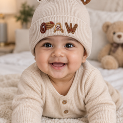 Woollen Baby Cap | 6 Months to 5 Years | Good Stretch | Snug Fit - 56