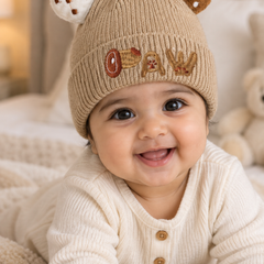 Woollen Baby Cap | 6 Months to 5 Years | Good Stretch | Snug Fit - 57
