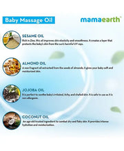 Mama Earth Soothing Baby Massage Oil White - 200 ml ( Pack of 2 )