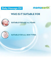 Mama Earth Soothing Baby Massage Oil White - 200 ml ( Pack of 2 )