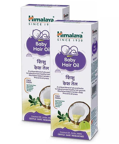 Himalaya Baby Hair Oil - 200 ml (Pack of 2)