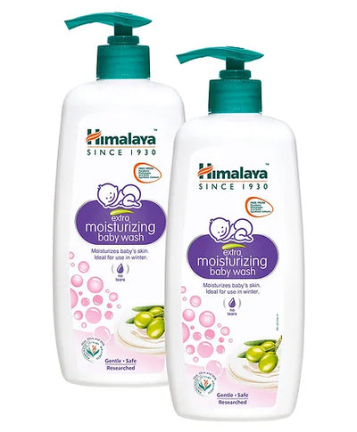 Himalaya Extra Moisturizing Baby Wash - 400 ml (Pack of 2)