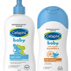 Cetaphil Baby Wash & Shampoo and Daily lotion (400 ml - 400 ml)