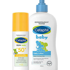 Cetaphil Baby Sun Kids SPF 50 Gel With Daily Lotion (150 ml - 400 ml)