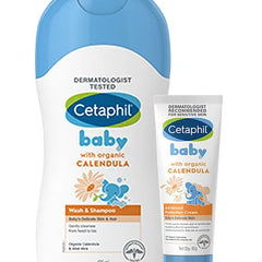 Cetaphil Baby Wash &Shampoo With Advanced Protection Cream (400 ml- 85 gm)